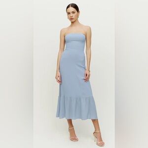 Atta Dress by Reformation, size 4. Color: Mineral